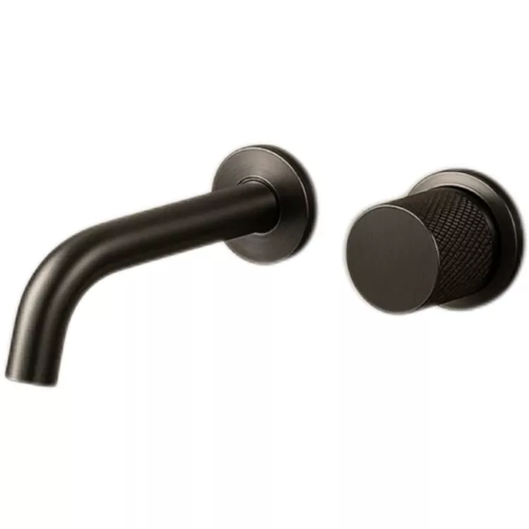 Rubinetto per lavabo ad acqua calda e fredda a parete nascosto Rubinetto per lavabo ad acqua calda e fredda a parete nascosto