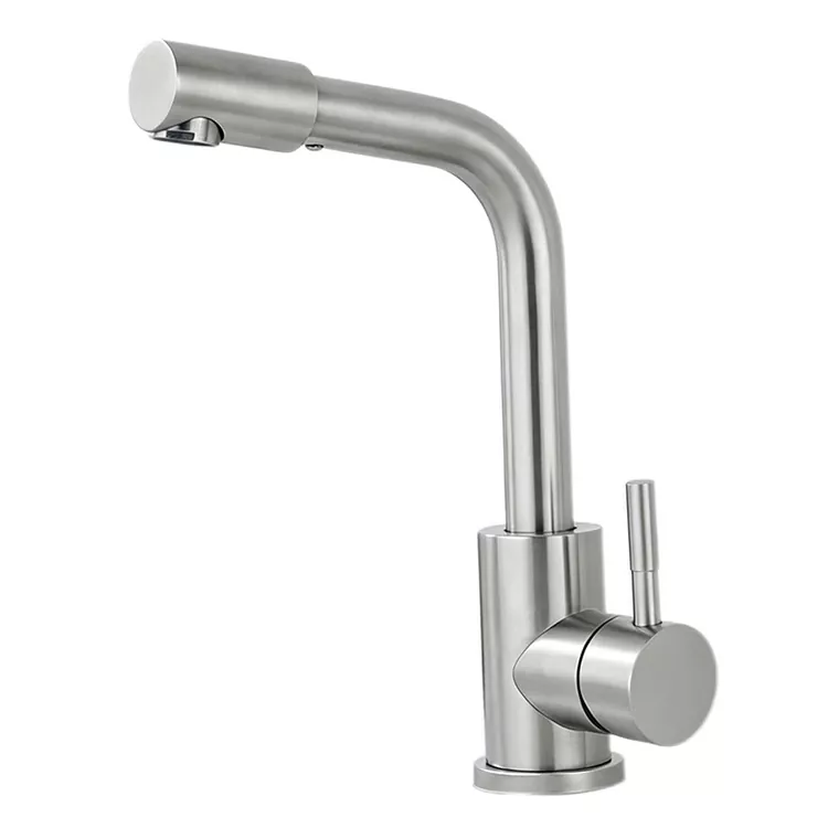 Rubinetto per lavabo caldo e freddo con rotazione a 360° a doppia funzione