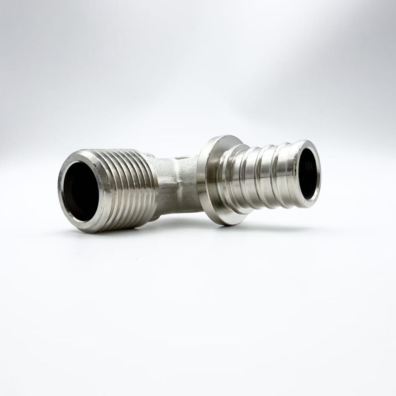 Gomito push-fit filettato maschio