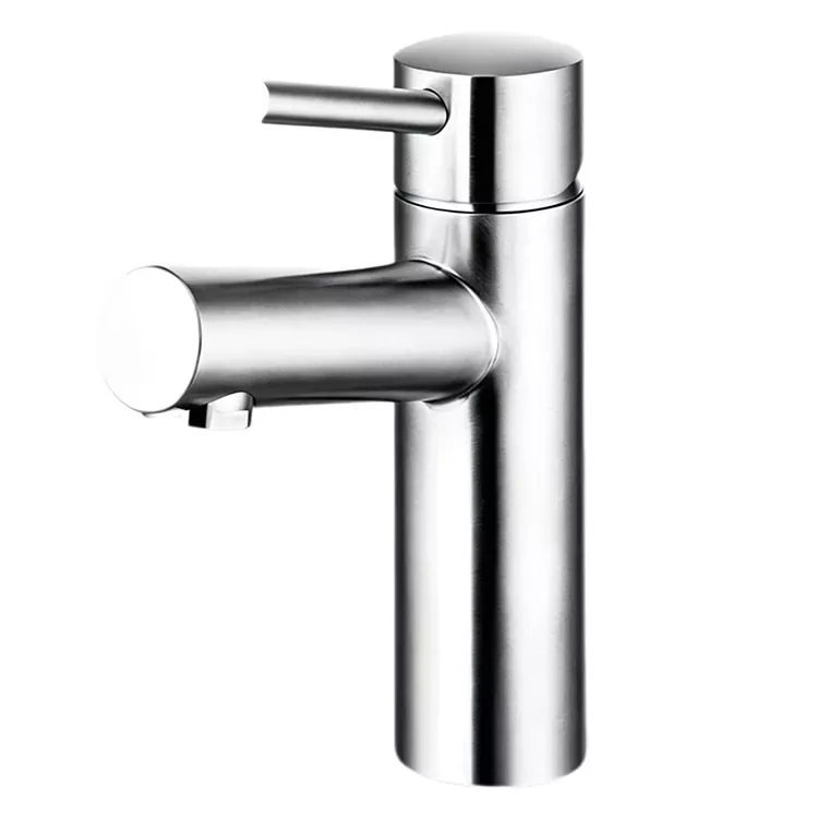 Rubinetto per lavabo caldo e freddo con una maniglia