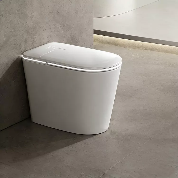 Toilette intelligente con coperchio ribaltabile radar senza limitazione della pressione dell'acqua