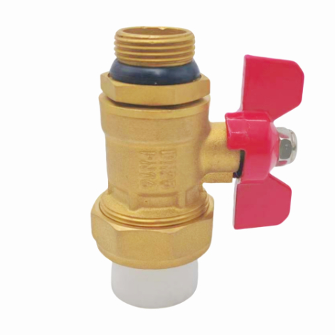 Valvola a sfera verticale PPR25 con filettatura maschio